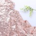 Pack of 10 pcs Sequins Sash Chair Cover Band for Wedding Party Decoration Soft Sashes - Rose Gold - B07DWSQG2L