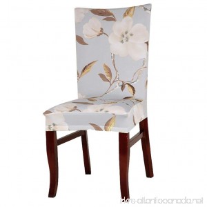 Sothread Stretch Removable Washable Dining Chair Covers Printed Decor Protect Slipcover (F). - B07635J2CQ