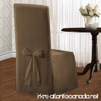 United Curtain Metro Dining Room Chair Cover  19 by 18 by 42-Inch  Taupe - B00FKIQ682