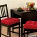 Greendale Home Fashions Scarlet Chair Pads Set of 2 - B00909RDTI