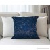 Moslion Star Map Throw Pillow Cover City Light Constellation in Night Sky Cotton Linen Decorative Pillow Case 18 x 18 Inch Standard Square Cushion Cover for Sofa Bedroom Men Women Blue Gold - B07DKVWWX7