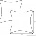Pillow Perfect Indoor/Outdoor Forsyth Corded Throw Pillow 18.5-Inch Taupe Set of 2 - B00BPU8EF2