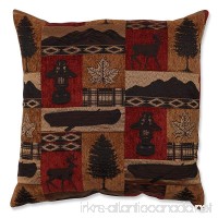Pillow Perfect Lodge Throw Pillow  18-Inch  Redstone - B00GS1YPJC