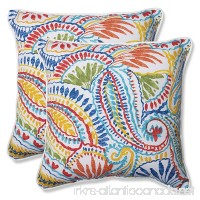 Pillow Perfect Outdoor Ummi Throw Pillow  18.5-Inch  Multicolored  Set of 2 - B00S0MBJFA