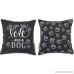Primitives by Kathy Decorative Love and a Dog Chalk Throw Pillow 10-Inch Square - B071S688T6