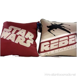 Star Wars 2pk Decorative Throw Pillows 15 X 15 - Starfighter and Rebel Alliance - B00IT5A4RC