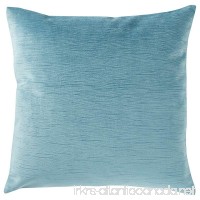 Stone & Beam Striated Velvet/Linen-Look Pillow  17" x 17"  Laguna - B074VMD5DY