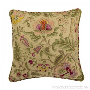 WAVERLY Imperial Dress Decorative Pillow 18x18 Antique - B0124U8X5M