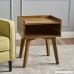 Alanna Natural Stained Acacia Wood Nightstand - B074HS88G9