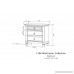 American Lifestyle Alpine Furniture Winchester 3 Drawer Nightstand - B00RLJUHKG