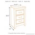 Ashley Furniture Signature Design - Juararo Nightstand - 2 Drawer - Rectangular - Dark Brown - B01F8T7PI2