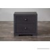 Baxton Studio Wholesale Interiors Marco Contemporary 2-Drawer Nightstand Brown - B00P762TZG
