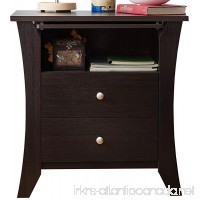 HOMES: Inside + Out ioHOMES Contemporary Kassio Nightstand Espresso - B00YPZAOVQ