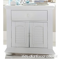 Liberty Furniture 607-BR61 Summer House I 2-Door 1-Drawer Night Stand  31" x 18" x 30"  Oyster White - B01M7MRW08