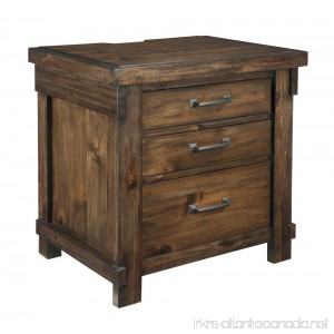 Signature Design by Ashley Lakeleigh Night Stands Brown - B071XK58WK