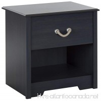 South Shore Aviron 1-Drawer Nightstand  Blueberry with Rope Handle - B01IF126D4
