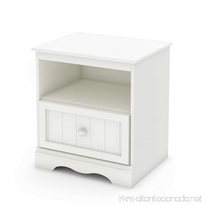 South Shore Savannah Collection Nightstand - Pure White - B008FLUEDE