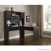 Ameriwood Home The Works L-Shaped Desk Cherry - B00JHF8OAW