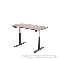 ApexDesk VT60NWC-S Vortex Series 60" Wide 2-Button Electric Height Adjustable Sit to Stand Desk  New Cherry - B01LZ5MI3N