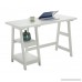 Convenience Concepts Designs2Go Trestle Desk White - B009YIQXW8