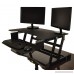 Desktop Tabletop Standing Desk Adjustable Height Sit to Stand Ergonomic Workstation - B01MY2GBEM