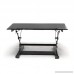 Essentials Sit to Stand Desktop Riser - Adjustable Standing Desk with Keyboard Tray 22 x 35 Black (ESS-5136-BLK) - B072JCVKNJ
