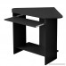 Fineboard Home Office Compact Corner Desk Black - B01HN0KO7I