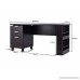 ioHOMES Collin Home Office Desk with Built-in File Cabinet Espresso - B014KS6V7S