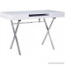 Kings Brand Furniture Contemporary Style Home & Office Desk White/Chrome - B00ITXW9MM