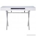 Kings Brand Furniture Contemporary Style Home & Office Desk White/Chrome - B00ITXW9MM