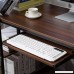 Office Desktop Laptop Computer Compact Desk with 4 Shelves Home Study Writing Table with Storage (Teak) - B07D6GTLWN