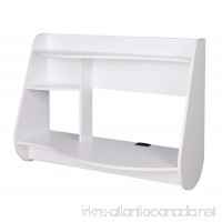 Prepac Kurv Floating Desk  White - B019JAQFUU