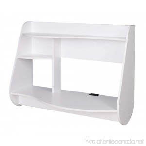 Prepac Kurv Floating Desk White - B019JAQFUU