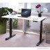 Seville Classics AIRLIFT S2 Electric Standing Desk Frame/w 54 Top and 4 Memory Buttons LED Height Display (Rises to 48.4) - 2-Section Base Dual Motors Black with White Top - B075N39RKN