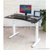 Seville Classics AIRLIFT S3 Electric Standing Desk Frame/w 54 Top and 4 Memory Buttons LED Height Display (Max. Height 51.4) - 3-Section Base Dual Motors White with Black Top - B075T4CJRC