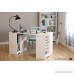 South Shore Artwork Craft Table with Storage - Large Work Surface - Multiple Storage Spaces - Pure White by - B00TIJL9FE