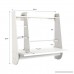 Wall Mount Floating Desk with Storage (White) - B01LS7AZNK