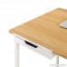 Zinus L-Shaped Corner Desk in Cream - B077YW2G6H
