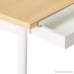 Zinus L-Shaped Corner Desk in Cream - B077YW2G6H