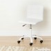 Annexe White Office Chair with Quilted Seat - Ergonomic Executive Office Chair - Mid Back Chair for Home Office by South Shore - B06X1872N5
