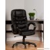Comfort Products Highback Soft-Touch Leather Executive Chair Black - B004XDTTHA