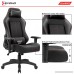 Devoko Ergonomic Gaming Chair Racing Style Adjustable Height High-back PC Computer Chair With Headrest and Lumbar Massage Support Executive Office Chair (Black) - B07F1LJ1CB