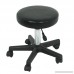 F2C Leather Adjustable Bar Stools Swivel Chairs Facial Massage Spa Salon Stool with Wheels White/Black (Black) - B01MY9YNJT