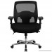 Flash Furniture HERCULES Series 24/7 Intensive Use Big & Tall 500 lb. Rated Black Mesh Executive Swivel Chair with Ratchet Back - B01KA7WVPO