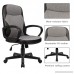 Furmax Executive Racing Office Chair PU Leather Swivel Computer Desk Seat PU Leather and Mesh Bucket Seat Computer Lumbar Support Chair (Gray) - B07G6BBDFP