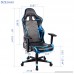 GTRACING Ergonomic Office Chair Racing Chair Backrest and Seat Height Adjustment Computer Chair With Pillows Recliner Swivel Rocker Tilt E-sports Chair (102-Blue) - B0776V16Q7