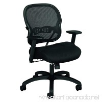 HON Wave Mid-Back Chair - Mesh Office or Computer Chair with Adjustable Arms  Black (VL712) - B001MS6ROW