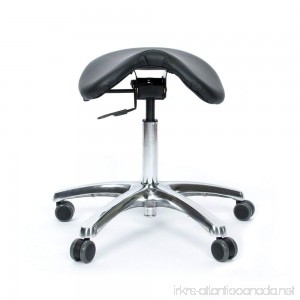 Jobri BetterPosture Saddle Chair –Multifunctional Ergonomic Back Posture Stool with Tilting Seat – Reduce Pressure on Lower Back and Improve Posture While Sitting - B003BWS8GC