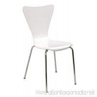 Legare Furniture Perfect Sit Bent Ply Chair  White - B003A1G244
