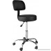 OneSpace Medical Stool with Back Cushion Black - B01IVQHELM